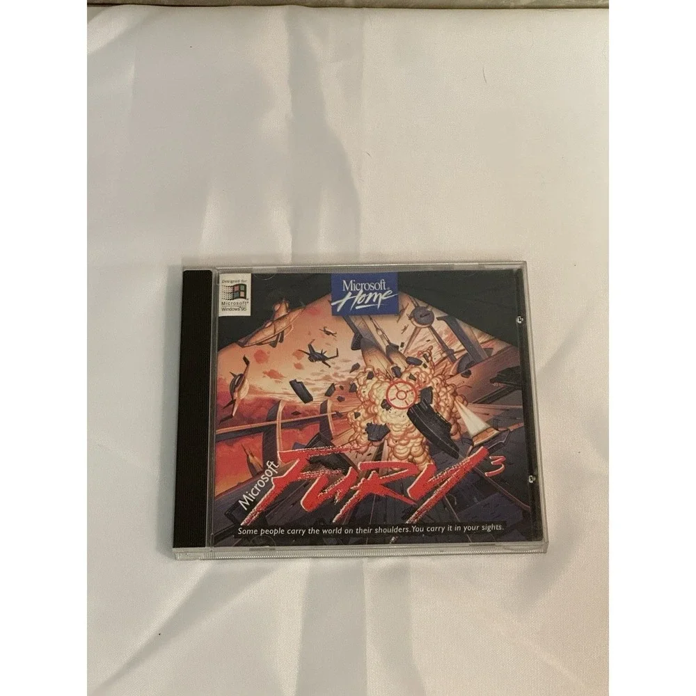 Microsoft Fury 3, 1995 PC Game For Windows 95 Jewel Case SEE DESC